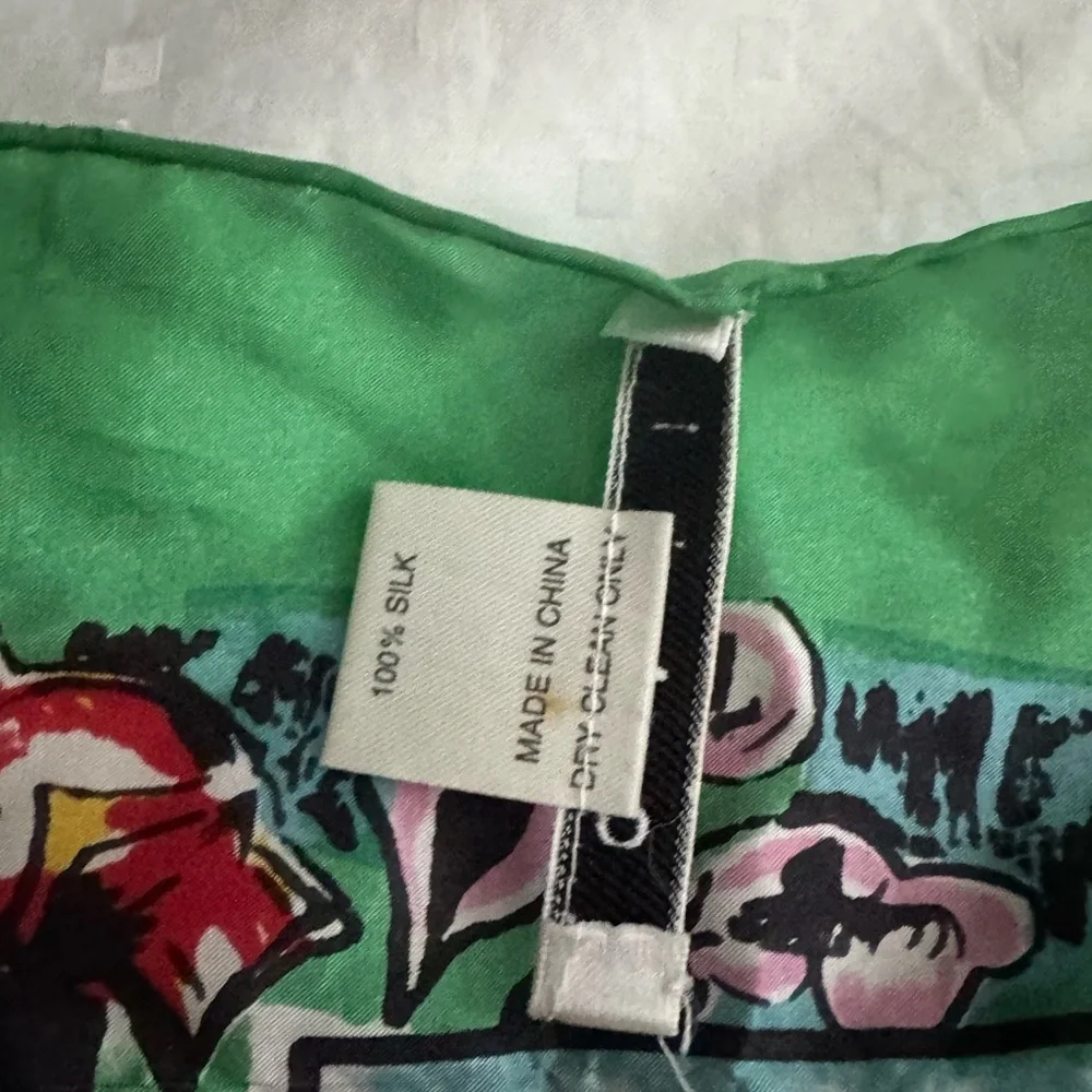 Cabi Vintage Multi-Color Printed Silk Scarf